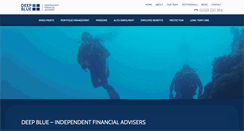 Desktop Screenshot of deepbluefinancial.com